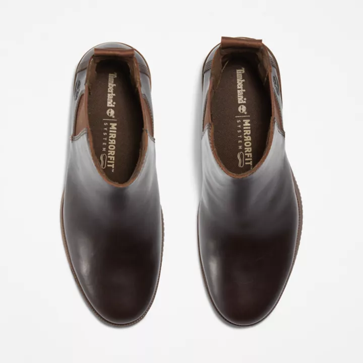 Dalston Vibe Chelsea Boot for Women in Brown