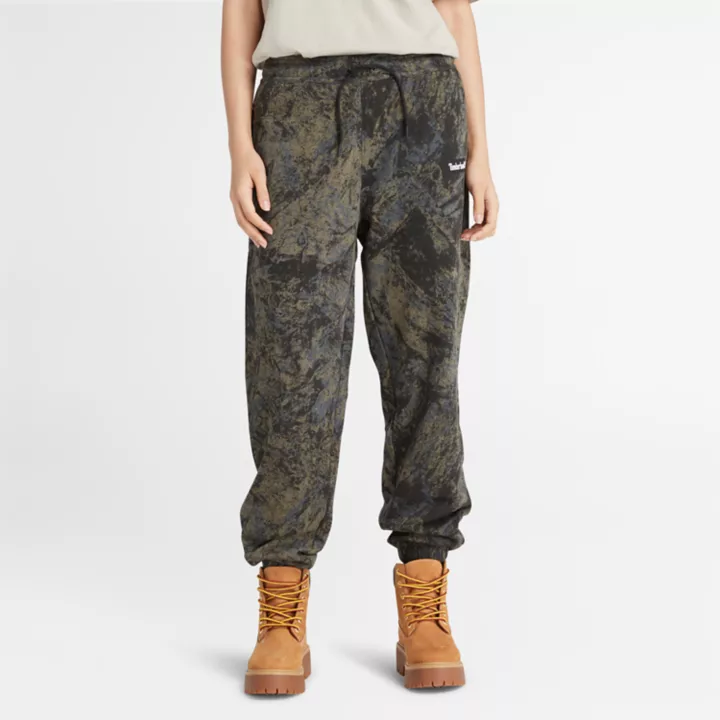 All Gender All-Over Printed Mountains Sweatpants in Camo
