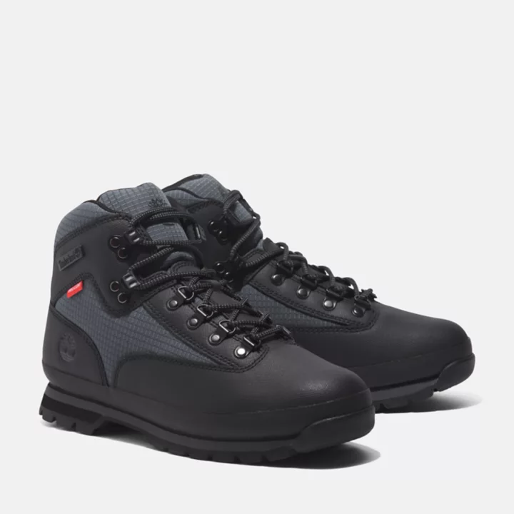 Euro Hiker Boot for Men in Black