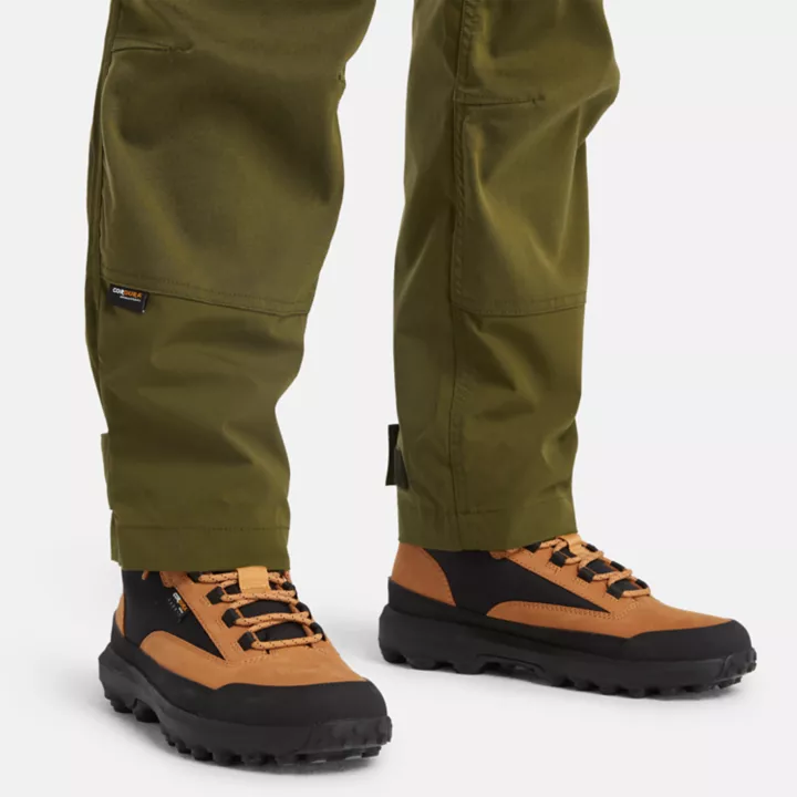 Water-Repellent Trousers for Men in Green