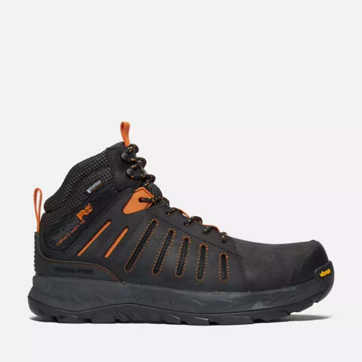 Trailwind Comp-Toe Work Hiker for Men in Black