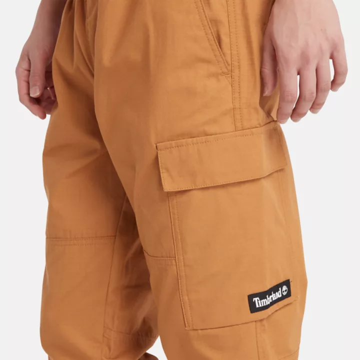Utility Cargo Jogger for Men in Orange