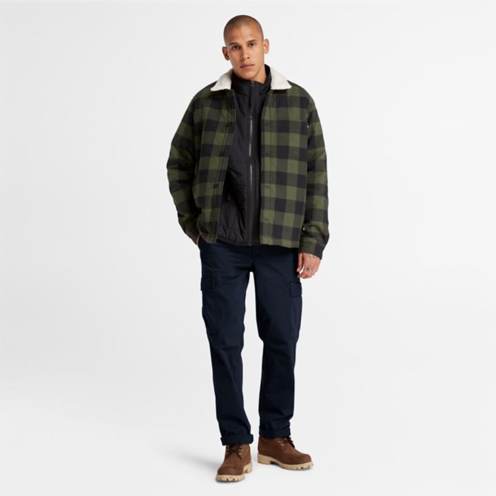 Core Twill Cargo Trousers for Men in Navy