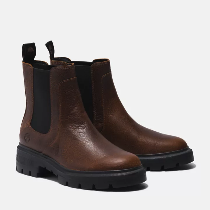 Cortina Valley Chelsea Boot for Women in Dark Brown