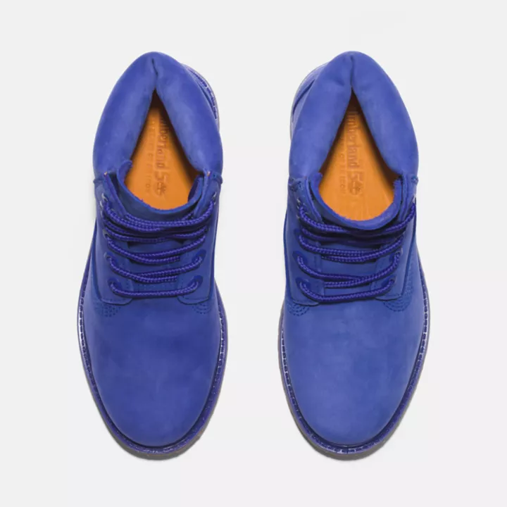 Timberland 50th Edition Premium 6-Inch Waterproof Boot for Women in Blue