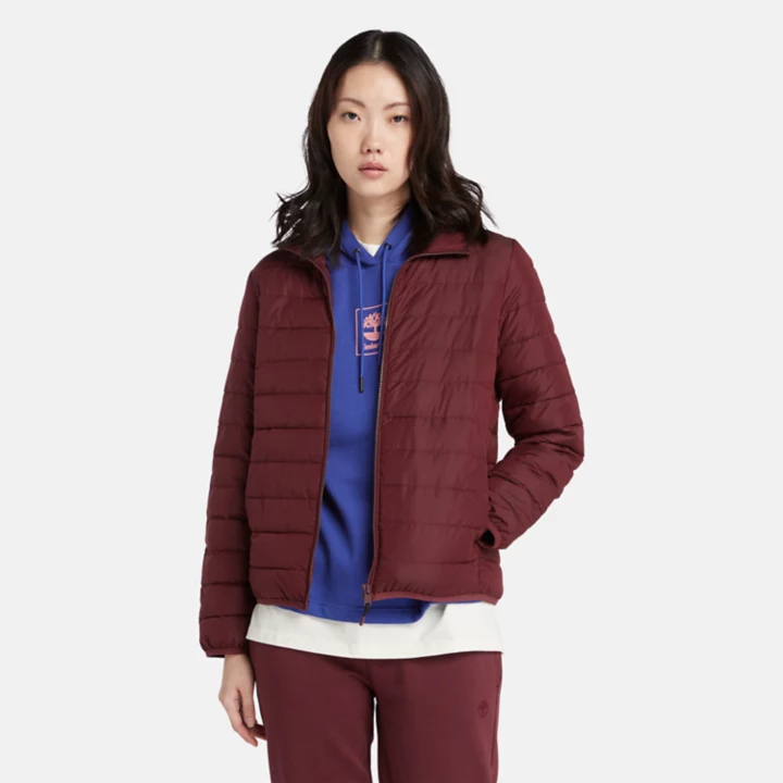 Axis Peak Jacket for Women in Burgundy