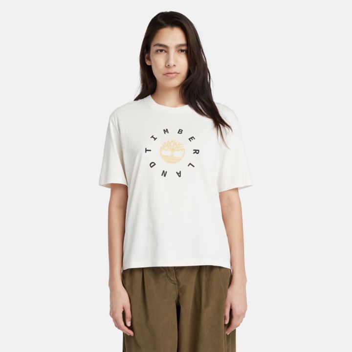 Seasonal Logo T-Shirt for Women in White