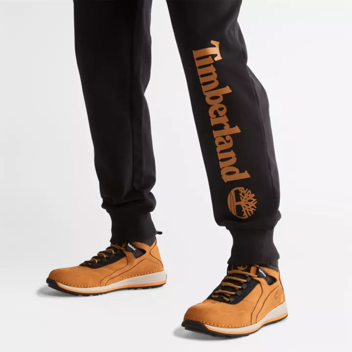 Logo Tracksuit Bottoms for Men in Black