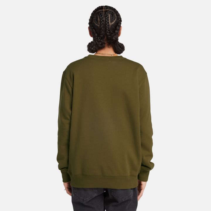Wind, Water, Earth, and Sky Sweatshirt for Men in Green