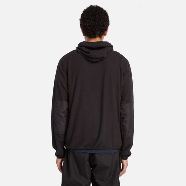 Polartec Fleece Hoodie for Men in Black