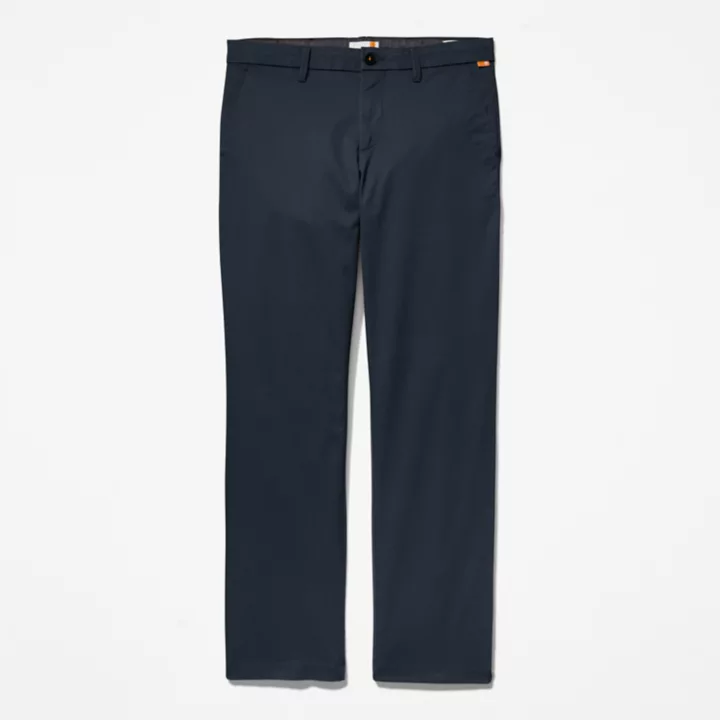 Squam Lake Stretch Chinos for Men in Navy