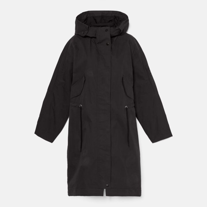 Fishtail Parka for Women in Black