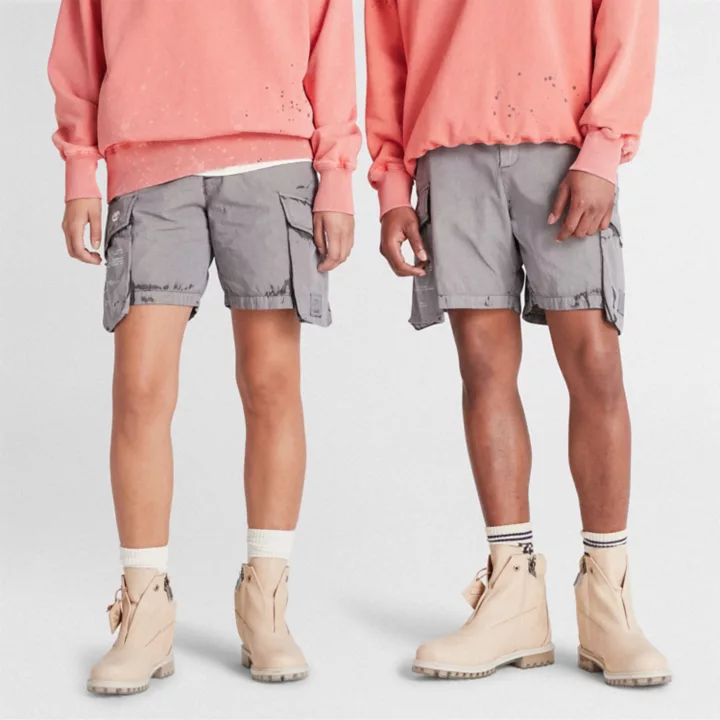 All Gender Timberland x A-COLD-WALL* Future73 Cargo Shorts in Dark Grey