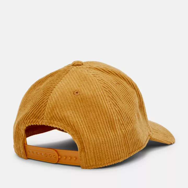 All Gender Corduroy Cap in Yellow