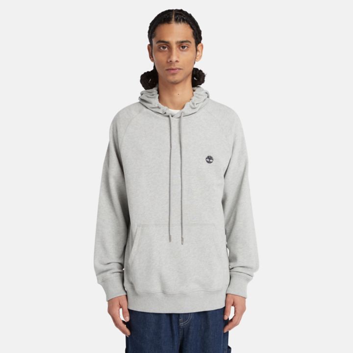 Exeter River Hoodie Sweatshirt for Men in Grey