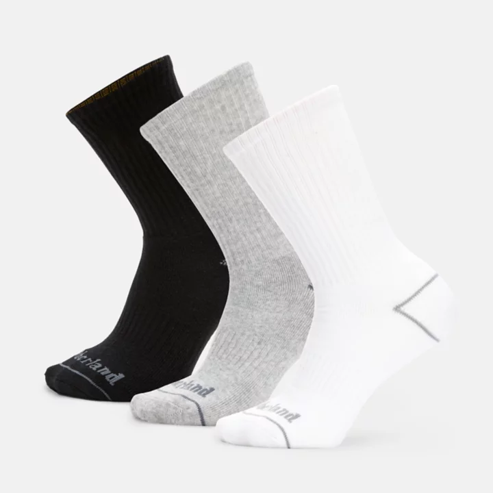 All Gender 3 Pack Bowden Crew Socks in Multicoloured
