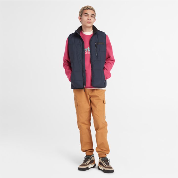 Est. 1973 Logo Crew Sweatshirt for Men in Pink