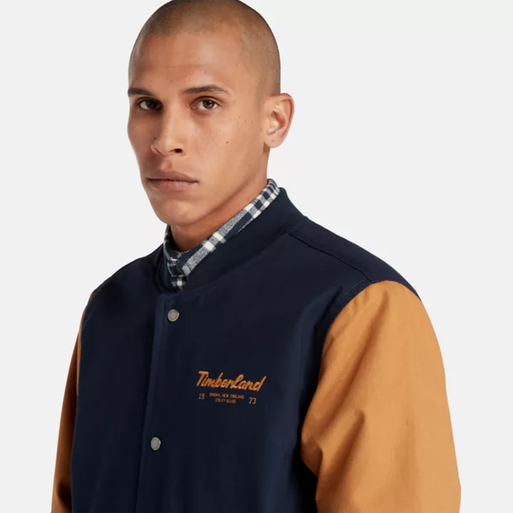 Utility Bomber for Men in Navy