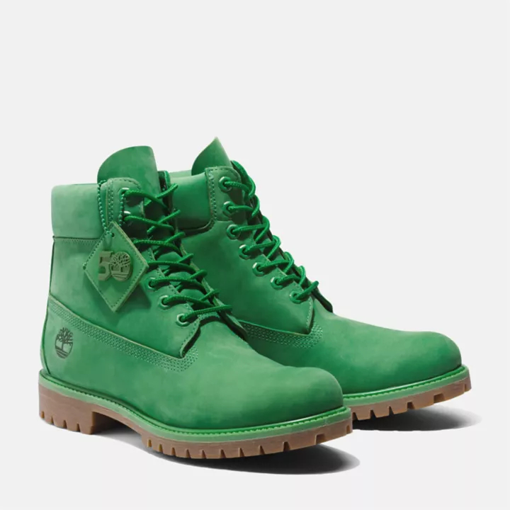 Timberland 50th Edition Premium 6-Inch Waterproof Boot for Women in Green
