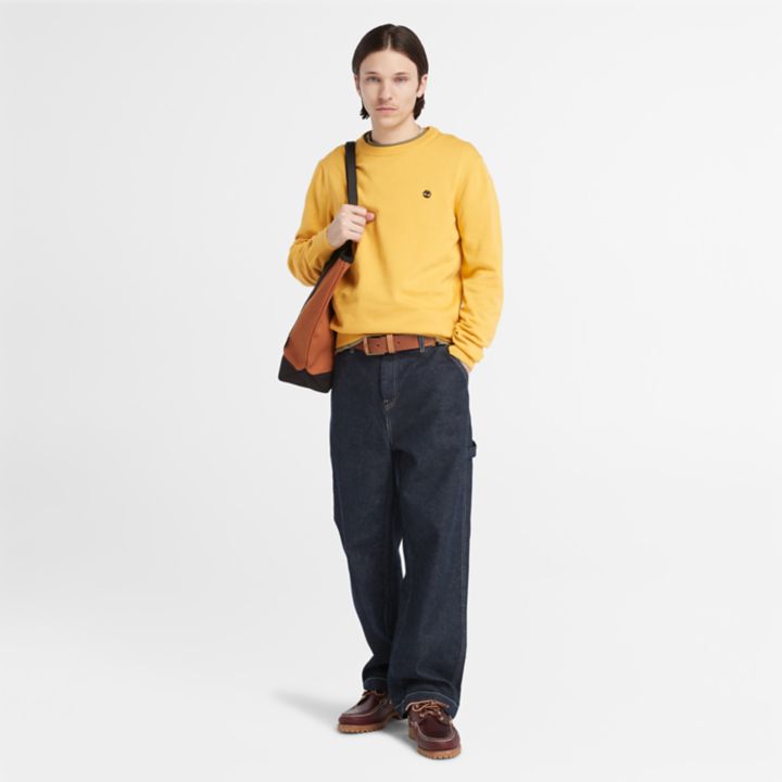 Williams River Crewneck Jumper for Men in Yellow