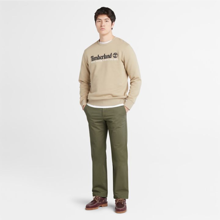 Squam Lake Stretch Chinos for Men in Dark Green
