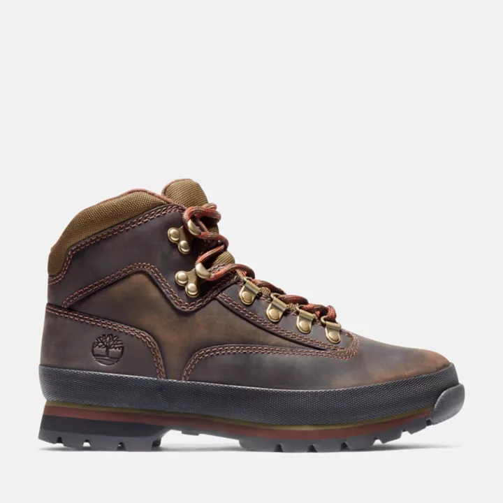 Euro Hiker Boot for Women in Dark Brown