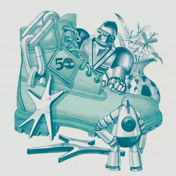 Timberland 50th Edition Premium 6-Inch Waterproof Boot for Women in Teal