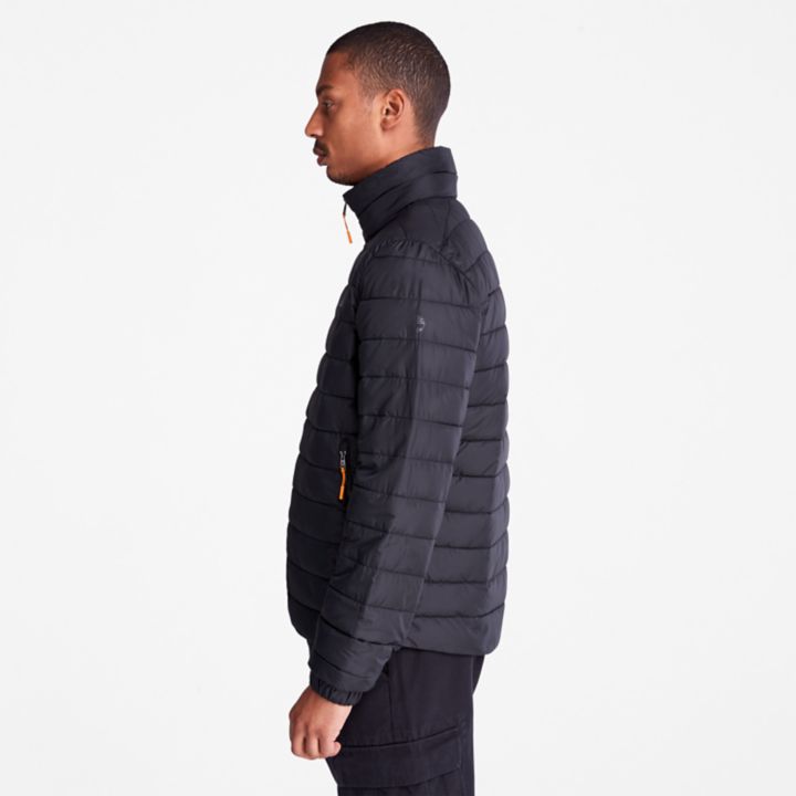 Axis Peak Quilted Jacket for Men in Black