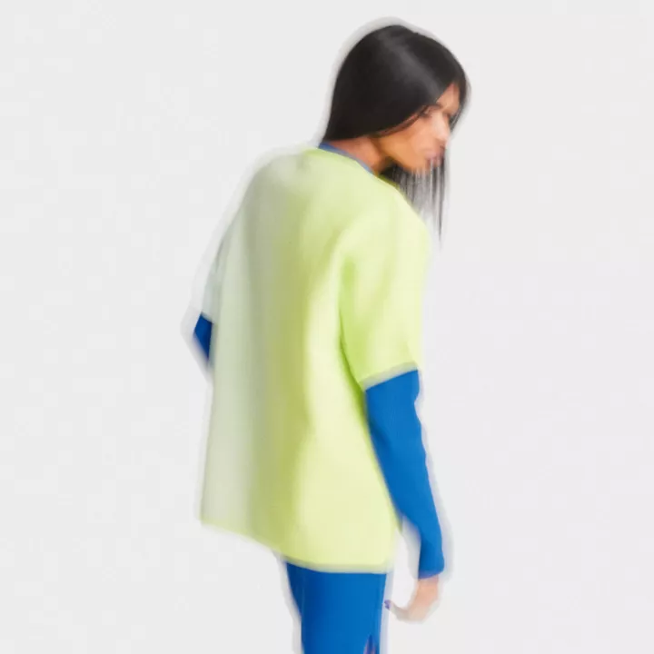 Timberland x Suzanne Oude Hengel Future73 SS Knit Tee for Women in Green