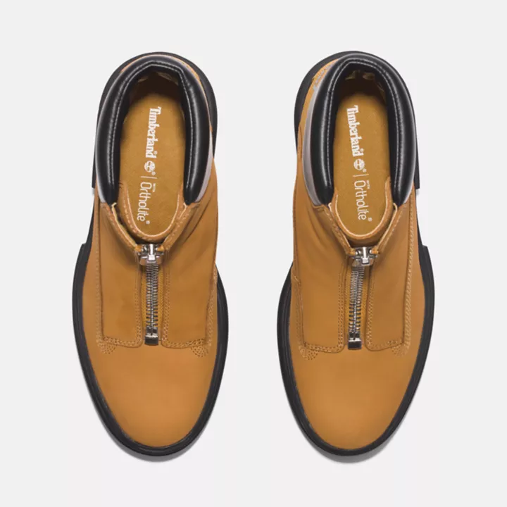 Everleigh Front-zip Boot for Women in Yellow