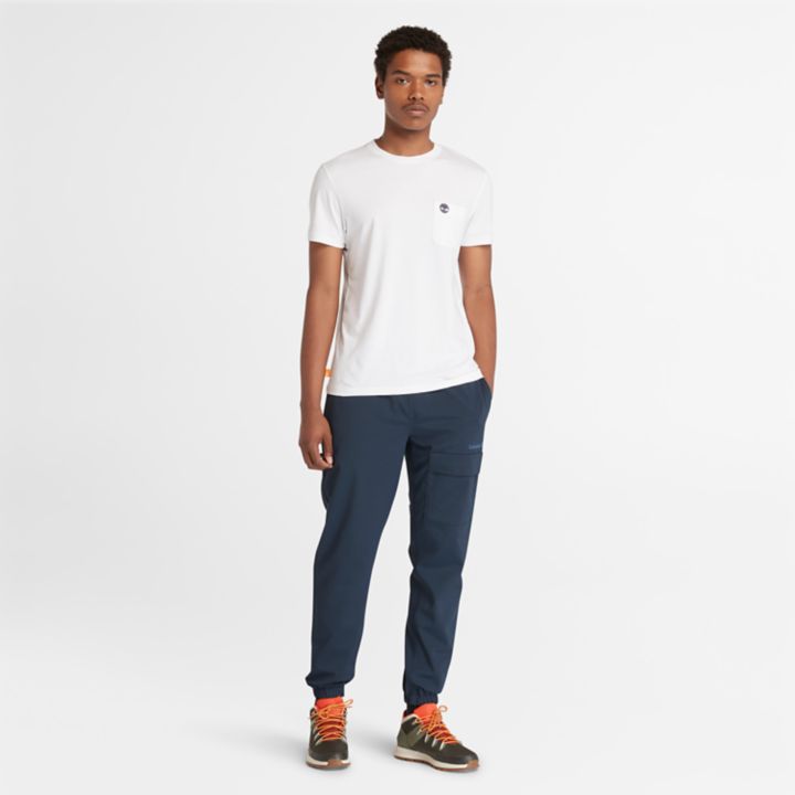 Dunstan River Pocket T-Shirt for Men in White