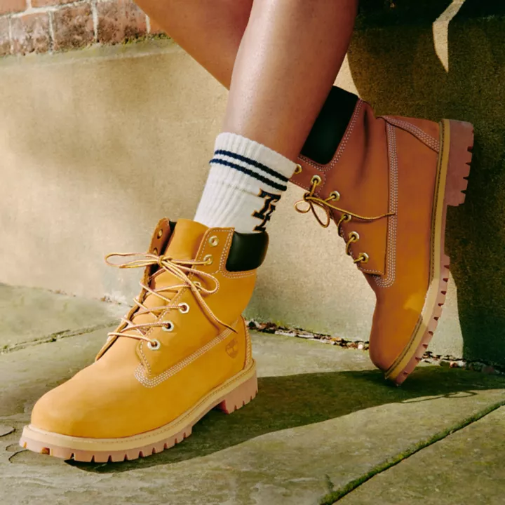 Timberland Premium 6 Inch Waterproof Boot for Women in Yellow