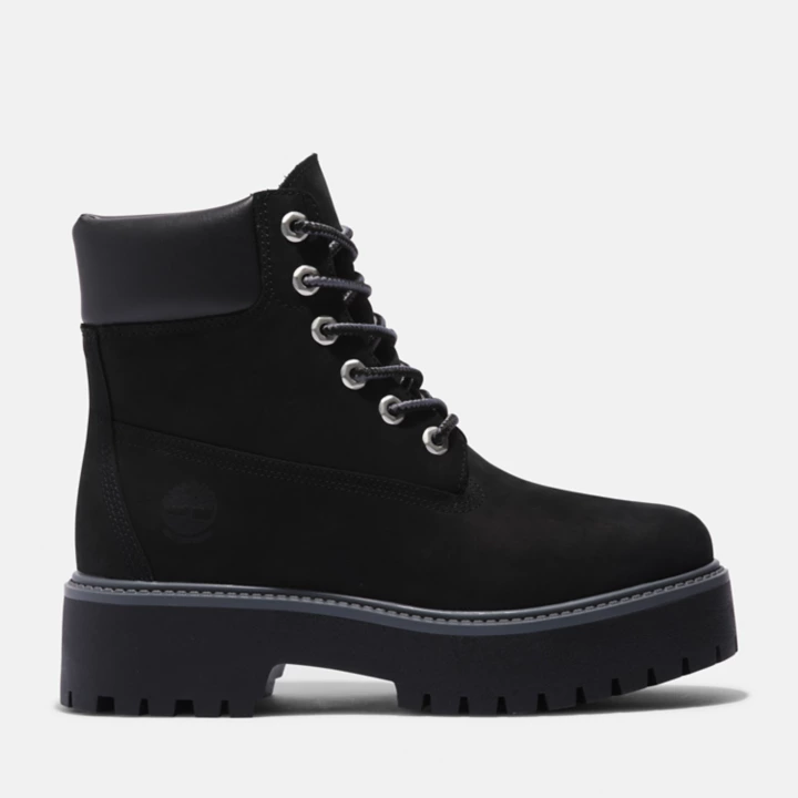 Stone Street Timberland Premium Platform Boot for Women in Black