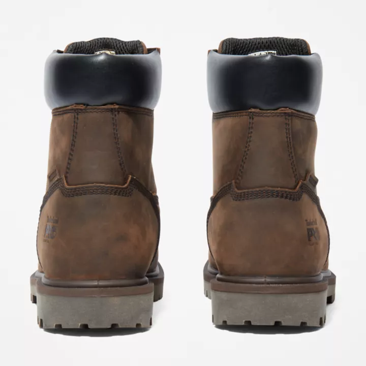 Timberland PRO Iconic Waterproof Alloy Safety-Toe Work Boot for Men in Brown