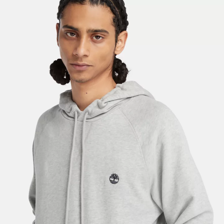 Exeter River Hoodie Sweatshirt for Men in Grey