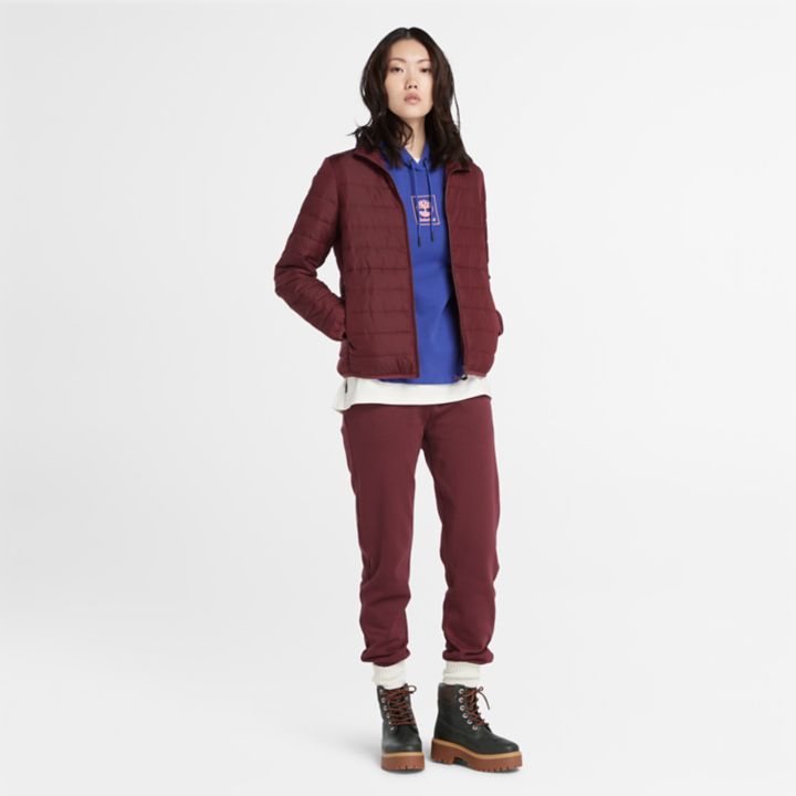 Axis Peak Jacket for Women in Burgundy
