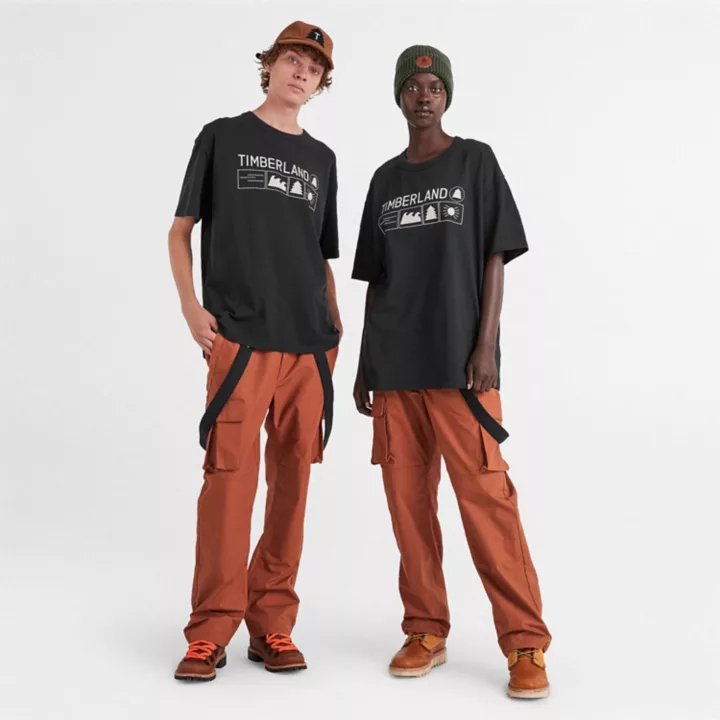 Timberland x Nina Chanel Abney T-Shirt in Black