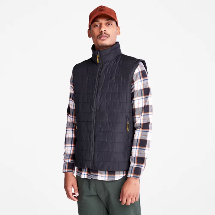 Axis Peak Water-Repellent Packable Gilet for Men in Black