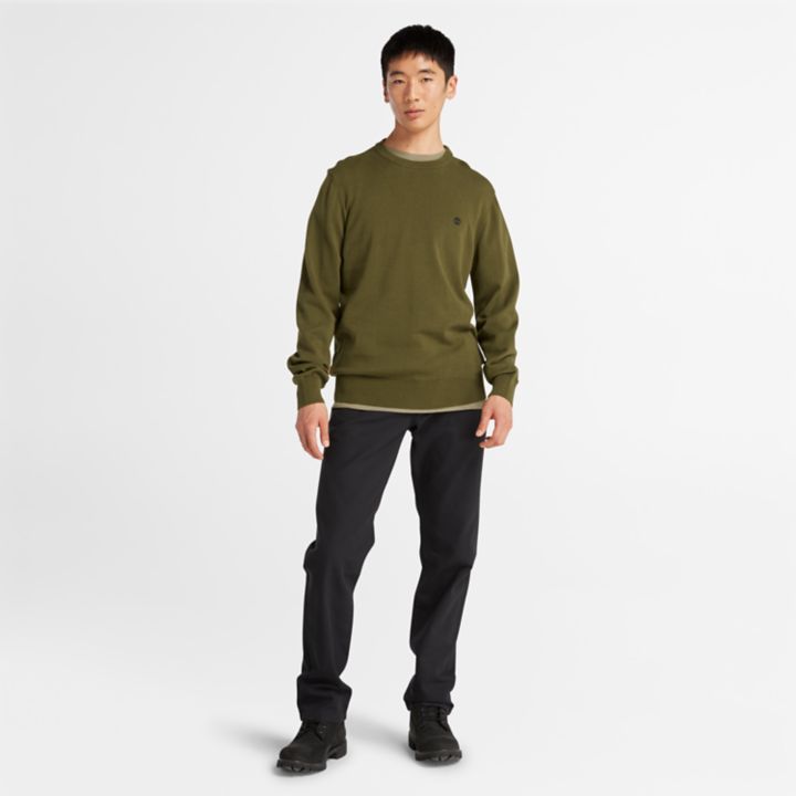 Williams River Crewneck Jumper for Men in Green