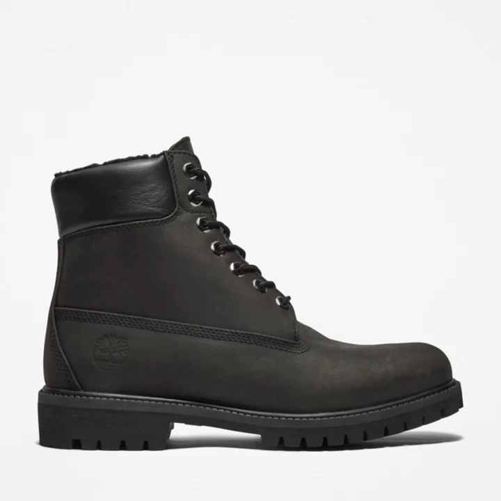 Timberland Premium 6 Inch Waterproof Winter Boot for Men in Black