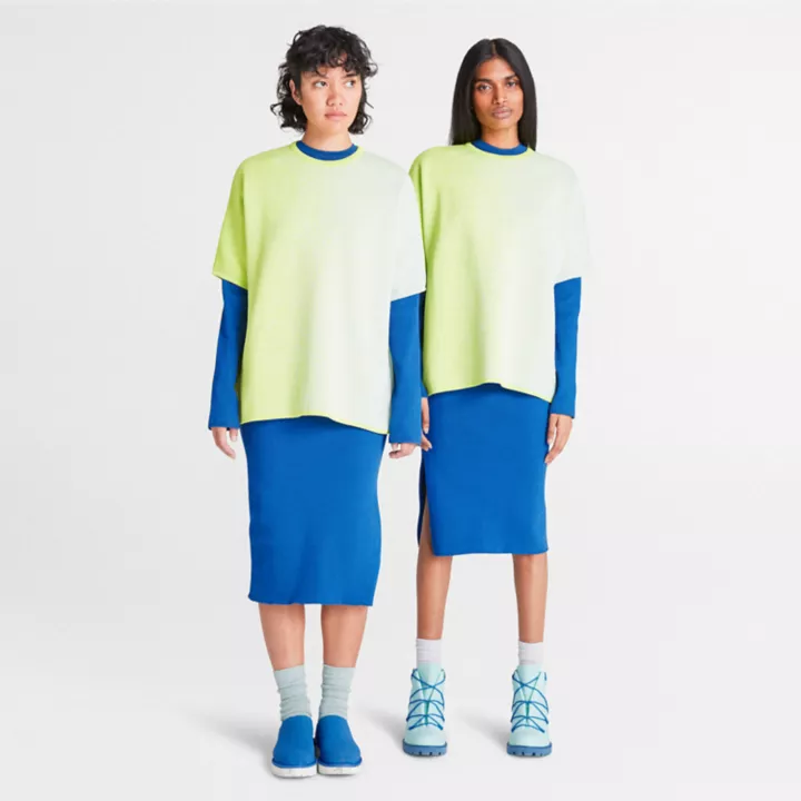 Timberland x Suzanne Oude Hengel Future73 SS Knit Tee for Women in Green