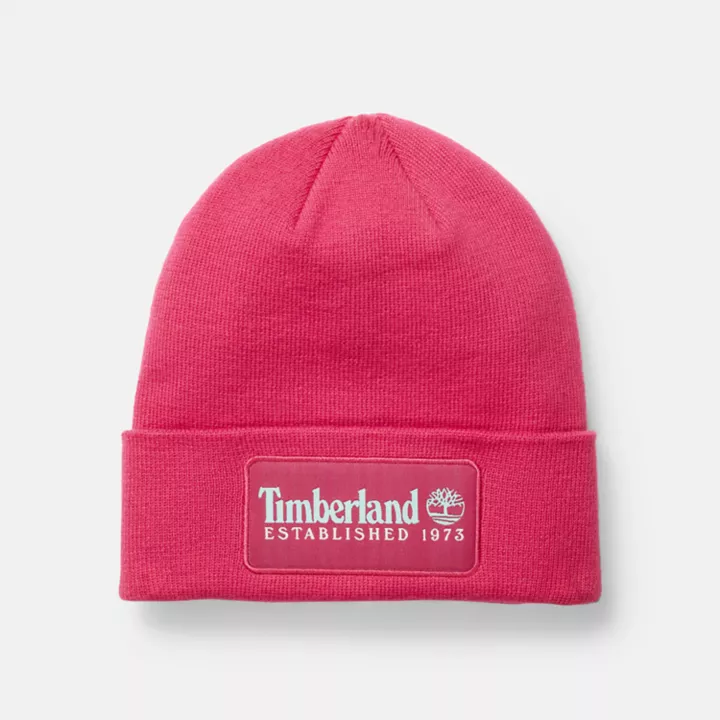 Colour Blast Beanie in Dark Pink