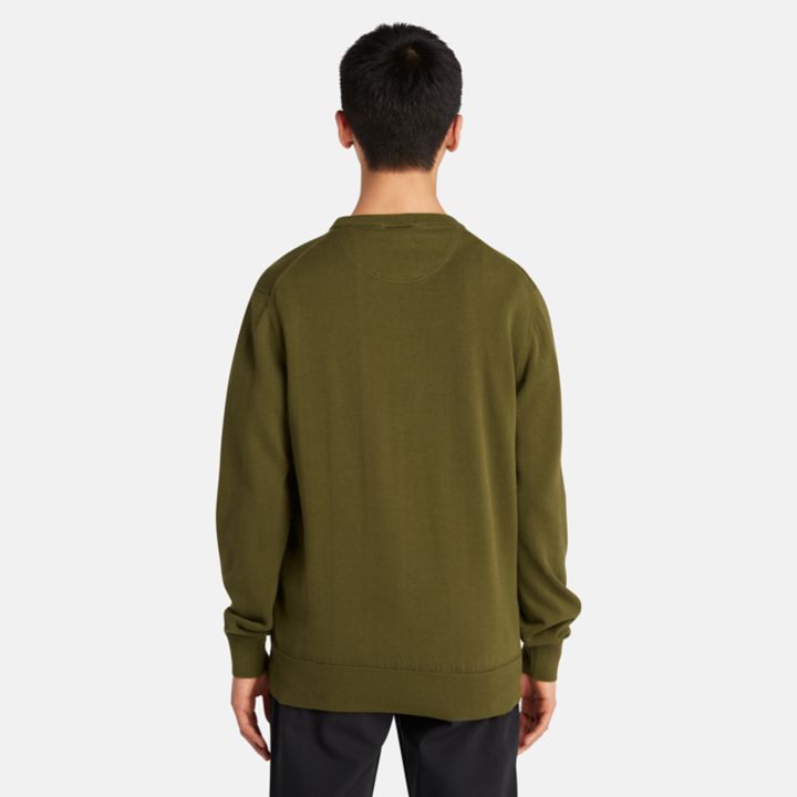Williams River Crewneck Jumper for Men in Green