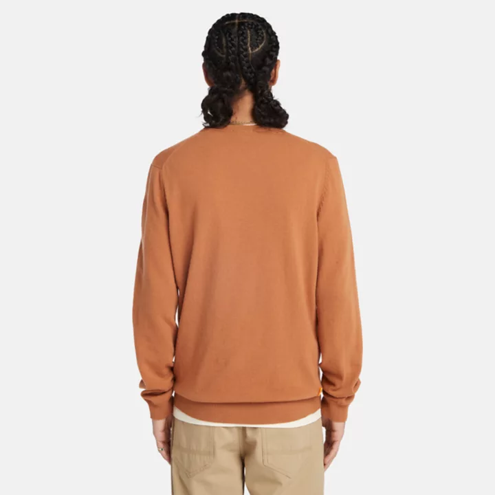 Cohas Brook Crewneck Jumper for Men in Brown