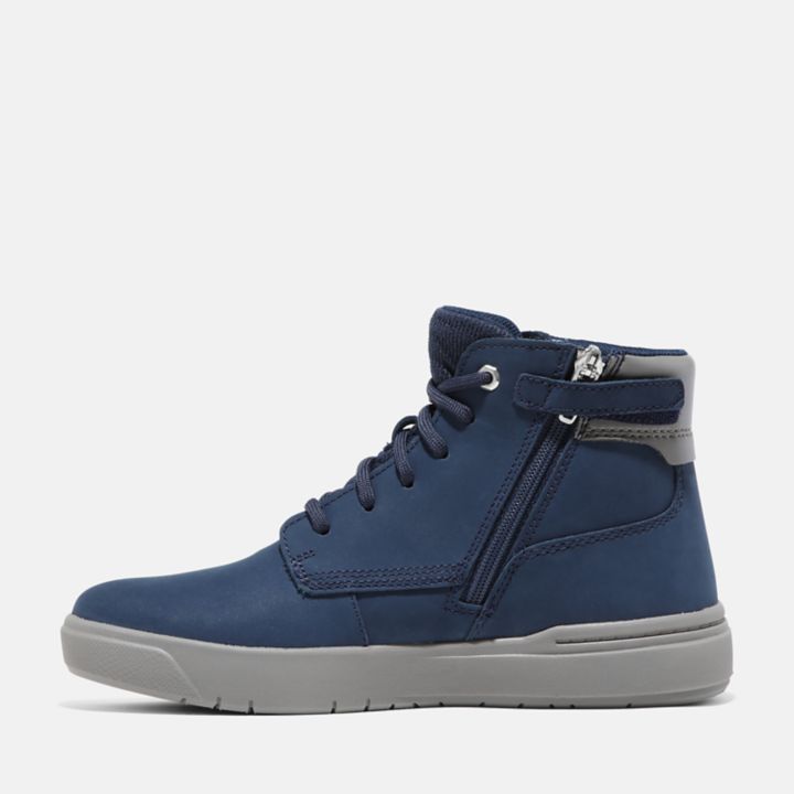 Seneca Bay 6 Inch Side-zip Boot for Junior in Navy