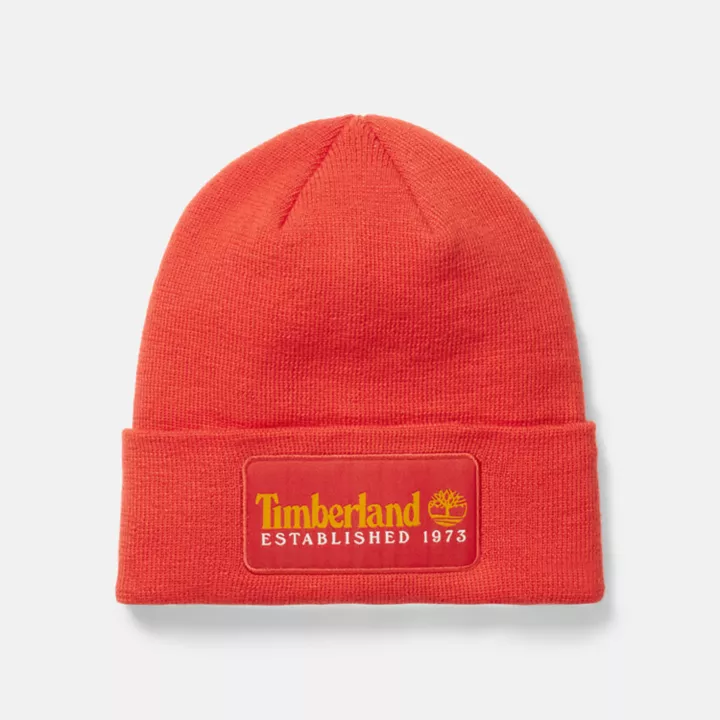 Colour Blast Beanie in Red