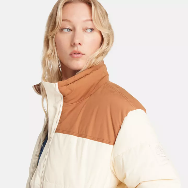 Mountain Welsh Puffer Jacket for Women in Beige