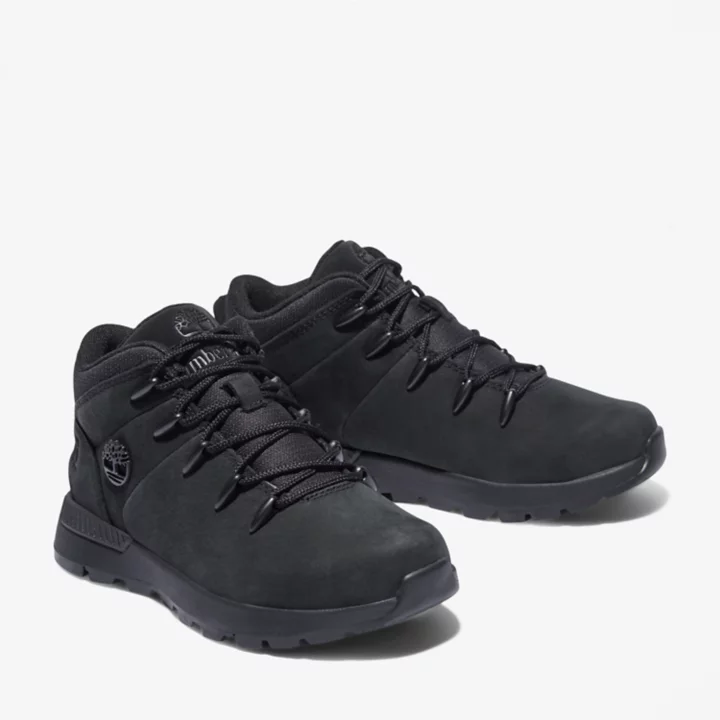 Sprint Trekker Hiking Boot for Junior in Black