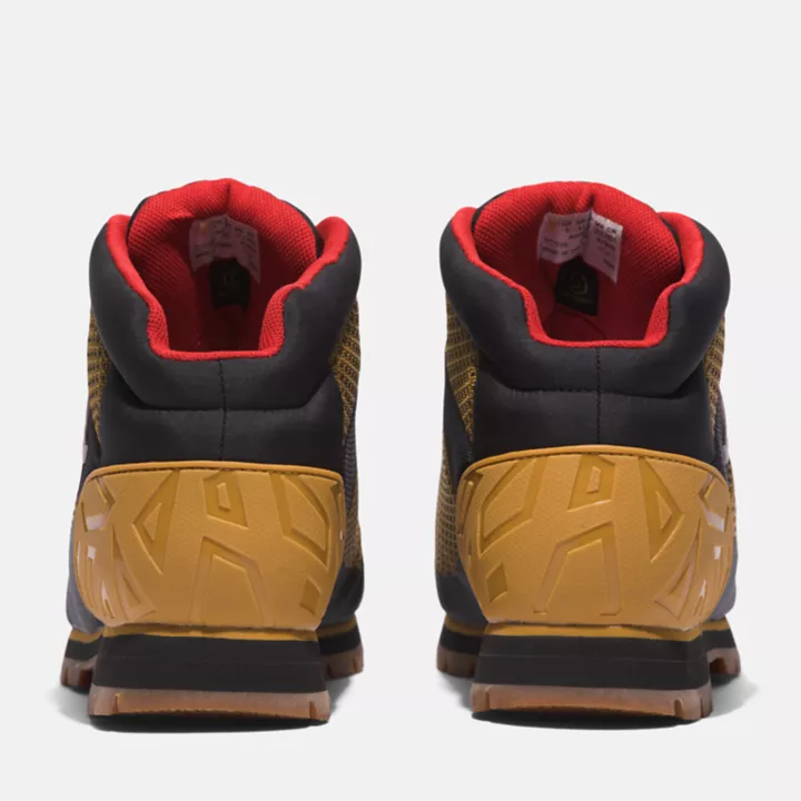 Euro Sprint Waterproof Hiking Boot for Men in Yellow/Black