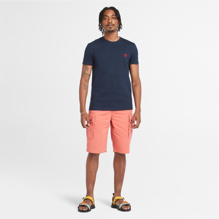 Dunstan River Slim-Fit T-Shirt for Men in Navy